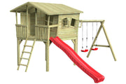 CRAZY Leon Design-Stelzenhaus mit Schaukel