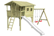 CRAZY Leon Design-Stelzenhaus mit Schaukel