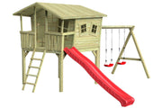 CRAZY Leon Design-Stelzenhaus mit Schaukel