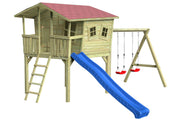 CRAZY Leon Design-Stelzenhaus mit Schaukel