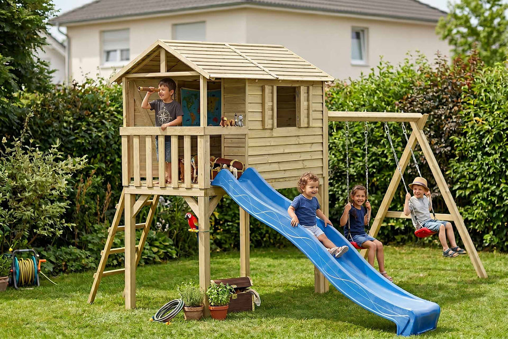 SMART Benny kompaktes Stelzenhaus mit Schaukel