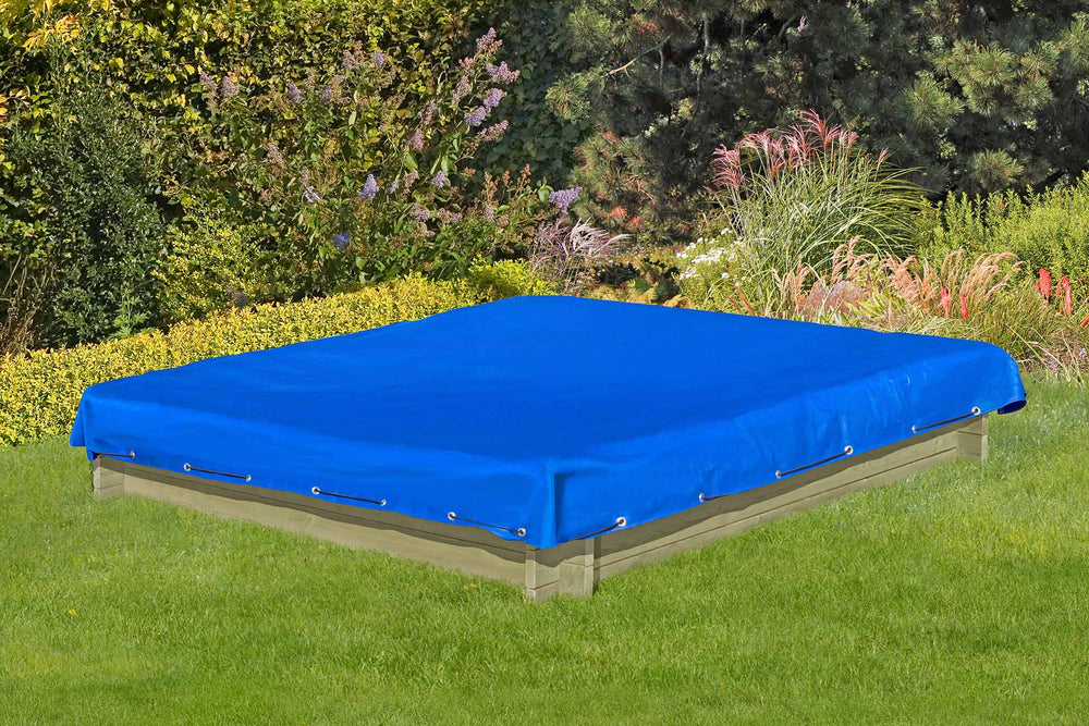 Sandkastenabdeckung 180x180cm, blau