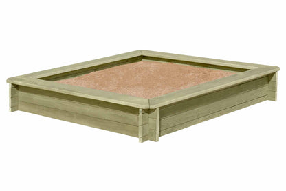BONNY Sandkasten (grün) 180x180x30cm