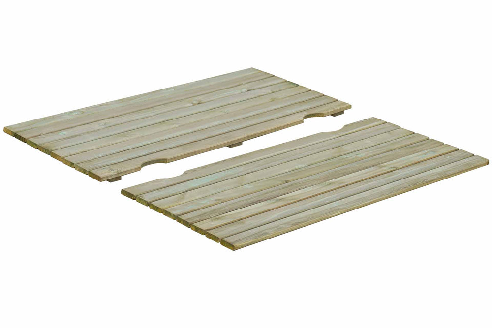 Sandkastenabdeckung aus Holz für Sandkästen 180 x 180 cm