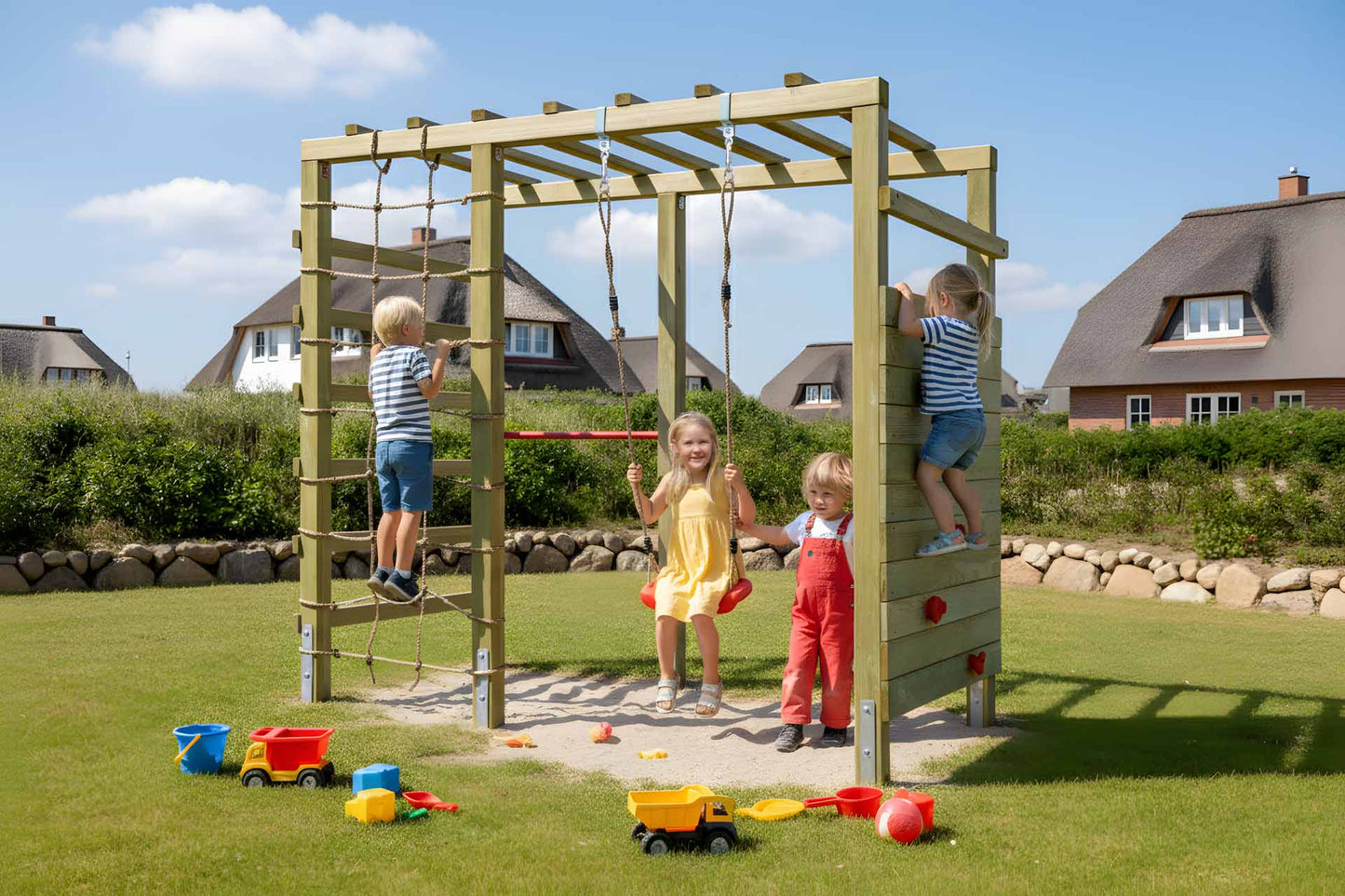 HANGO Swing Spielgerüst 240x120x219cm