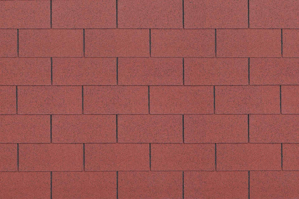 Bitumenschindeln Rot (3 m²)