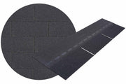 Bitumenschindeln Schwarz (3 m²)