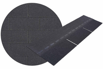 Bitumenschindeln Schwarz (3 m²)