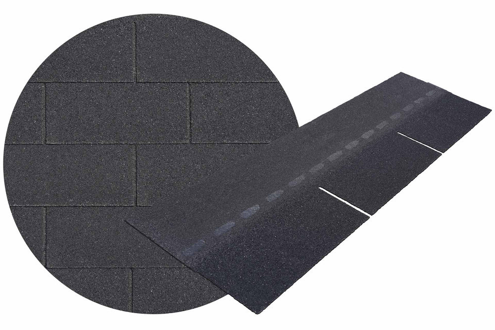 Bitumenschindeln Schwarz (3 m²)