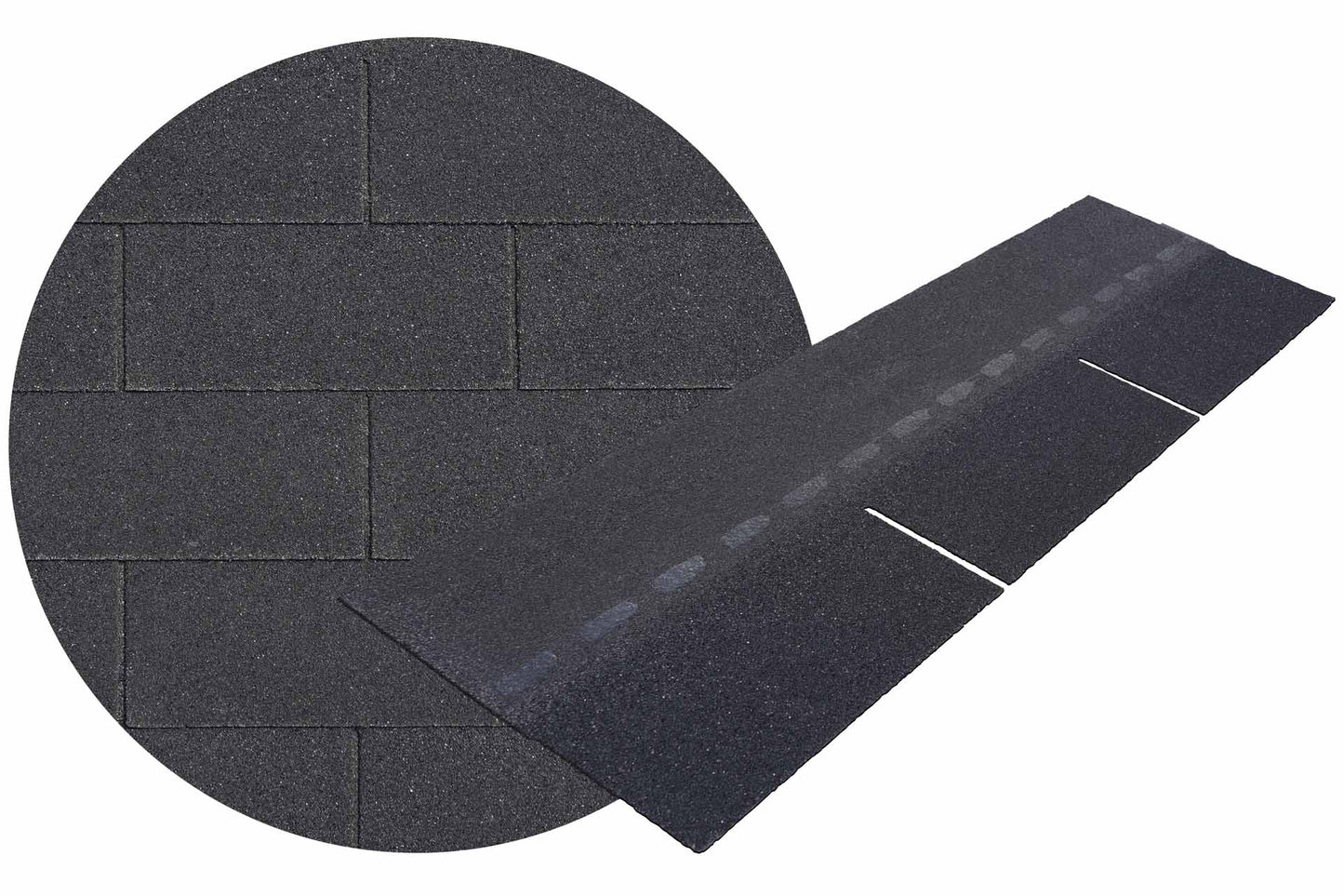 Bitumenschindeln Schwarz (3 m²)