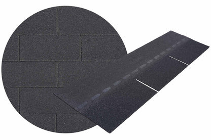 Bitumenschindeln Schwarz (3 m²)
