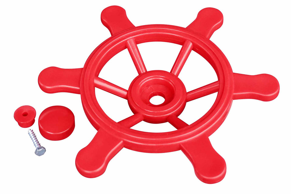 Steuerrad Pirat Ø 34 cm (rot)