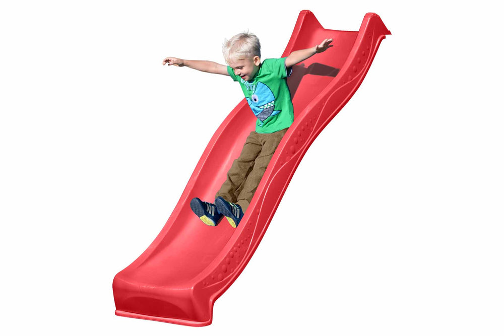 Wellenrutsche 220 cm für Podesthöhe 120 cm (Rot)