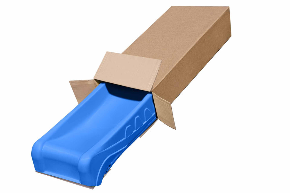 Wellenrutsche 290 cm für Podesthöhe 140–150 cm (Blau)