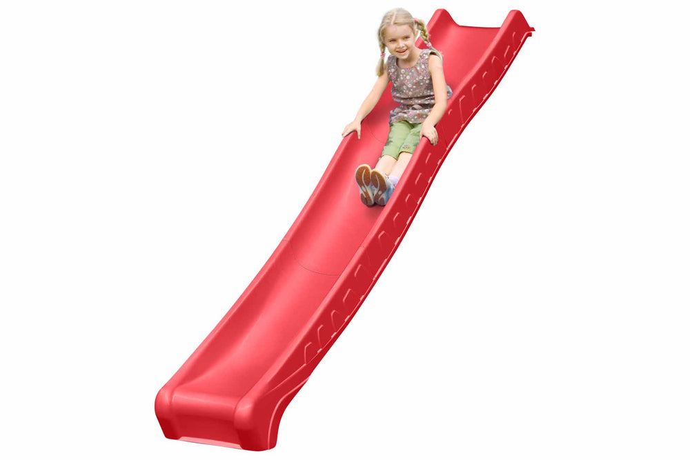 Wellenrutsche 290 cm für Podesthöhe 140–150 cm (Rot)
