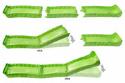 Wellenrutsche 290 cm für Podesthöhe 140–150 cm (Limongrün)