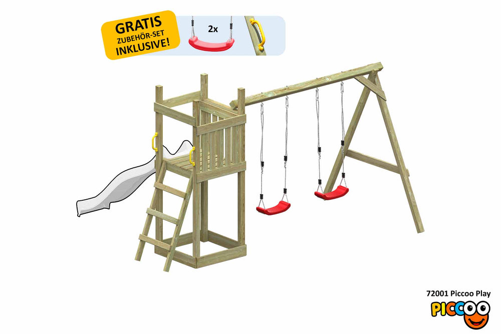 ACTIVE Spielturm aus Holz Piccoo Play