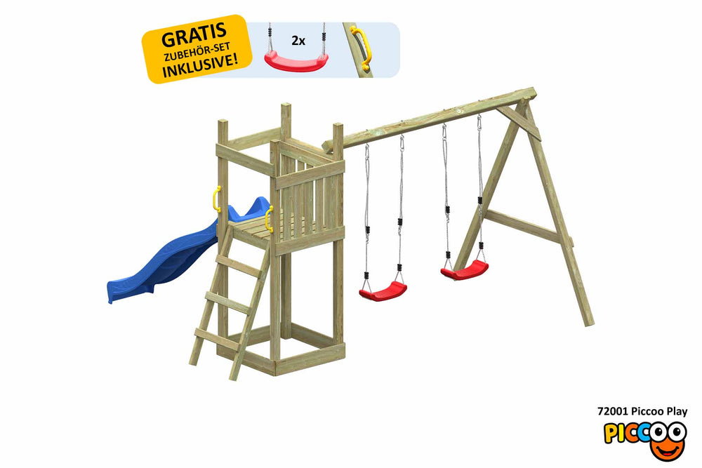 ACTIVE Spielturm aus Holz Piccoo Play