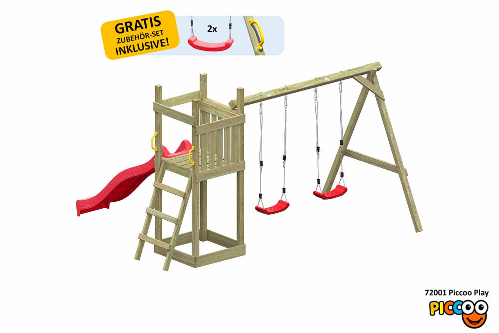 ACTIVE Spielturm aus Holz Piccoo Play