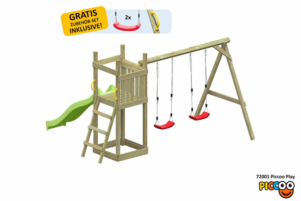 ACTIVE Spielturm aus Holz Piccoo Play