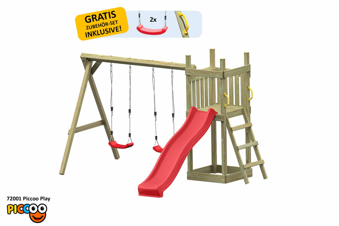 ACTIVE Spielturm aus Holz Piccoo Play