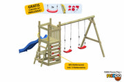 ACTIVE Kletterturm aus Holz Piccoo Play+