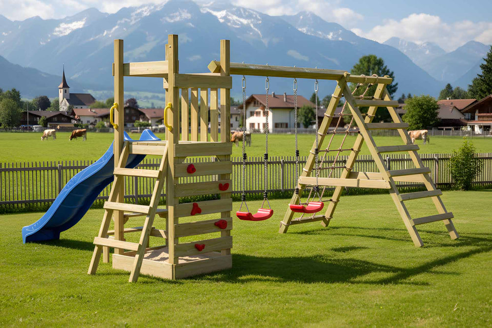 ACTIVE Klettergerüst aus Holz Piccoo Pro