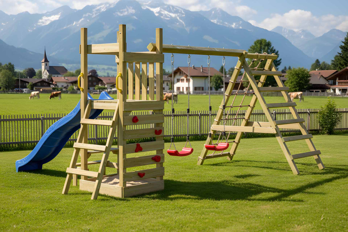ACTIVE Klettergerüst aus Holz Piccoo Pro
