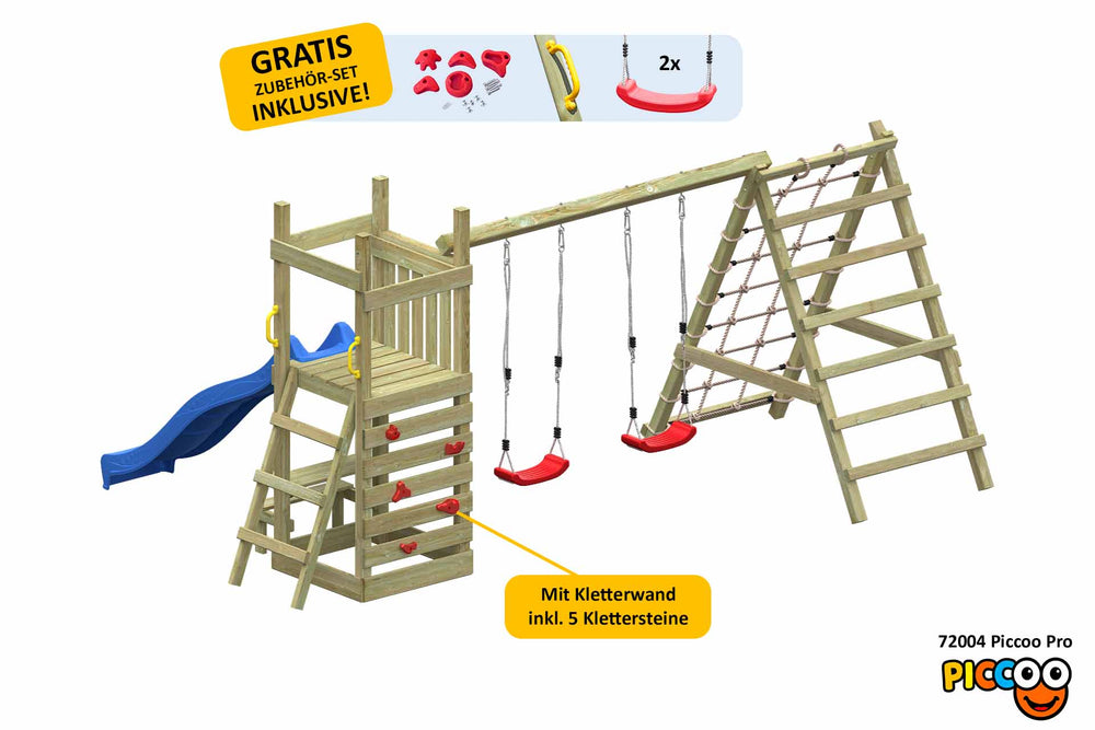 ACTIVE Klettergerüst aus Holz Piccoo Pro