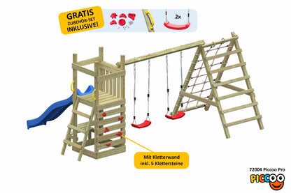 ACTIVE Klettergerüst aus Holz Piccoo Pro