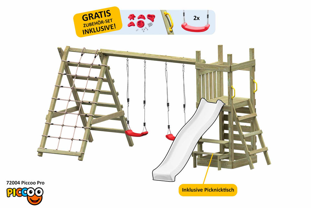 ACTIVE Klettergerüst aus Holz Piccoo Pro