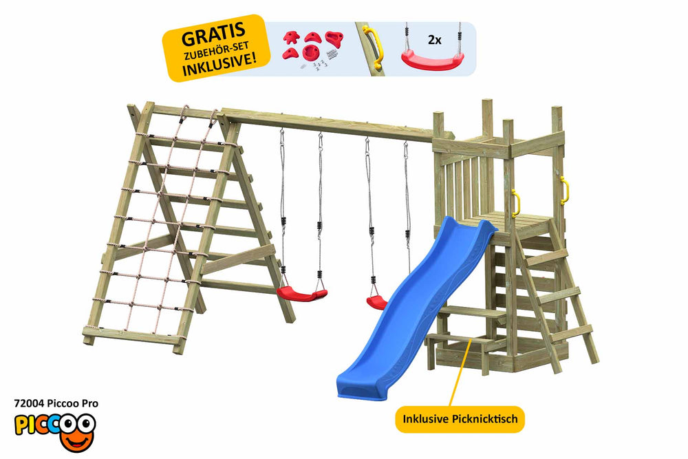 ACTIVE Klettergerüst aus Holz Piccoo Pro