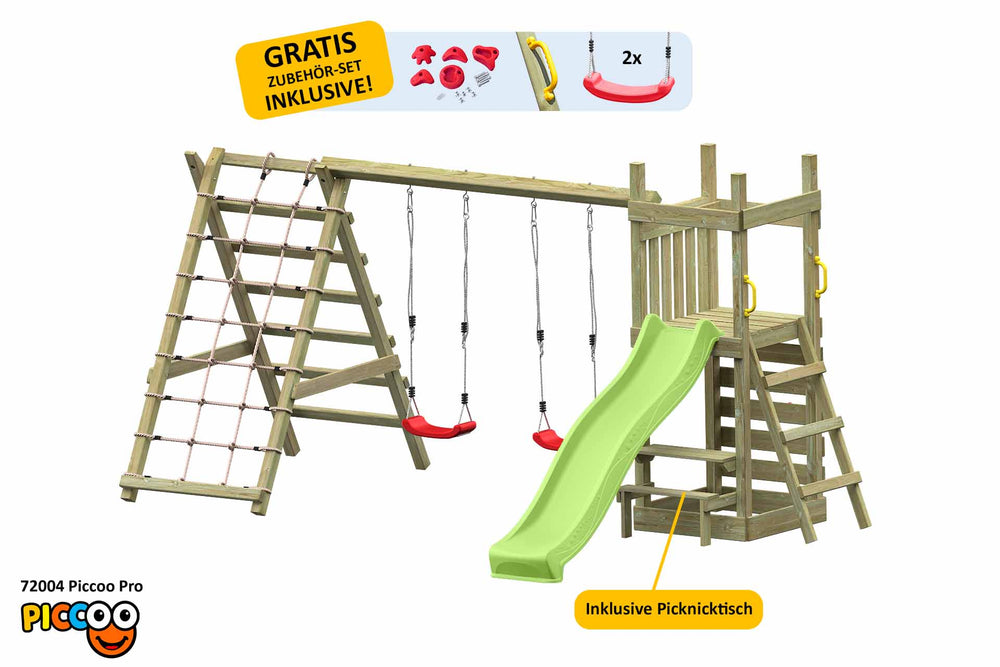 ACTIVE Klettergerüst aus Holz Piccoo Pro