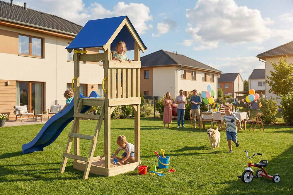 ACTIVE Spielturm aus Holz Minoo