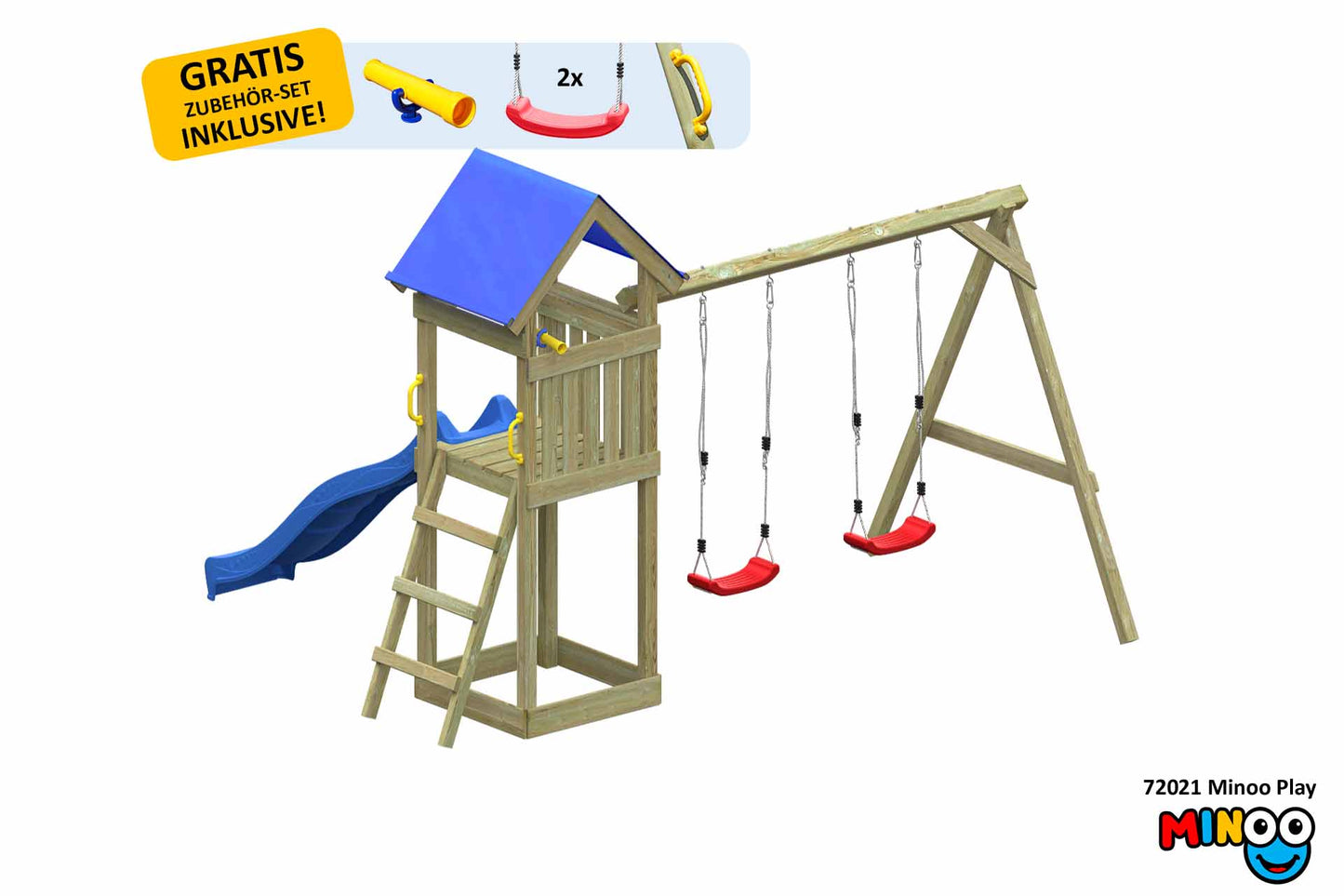 ACTIVE Spielturm aus Holz Minoo Play
