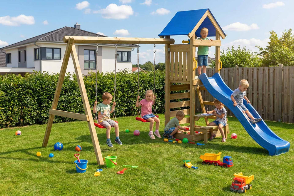 ACTIVE Kletterturm aus Holz Minoo Play+