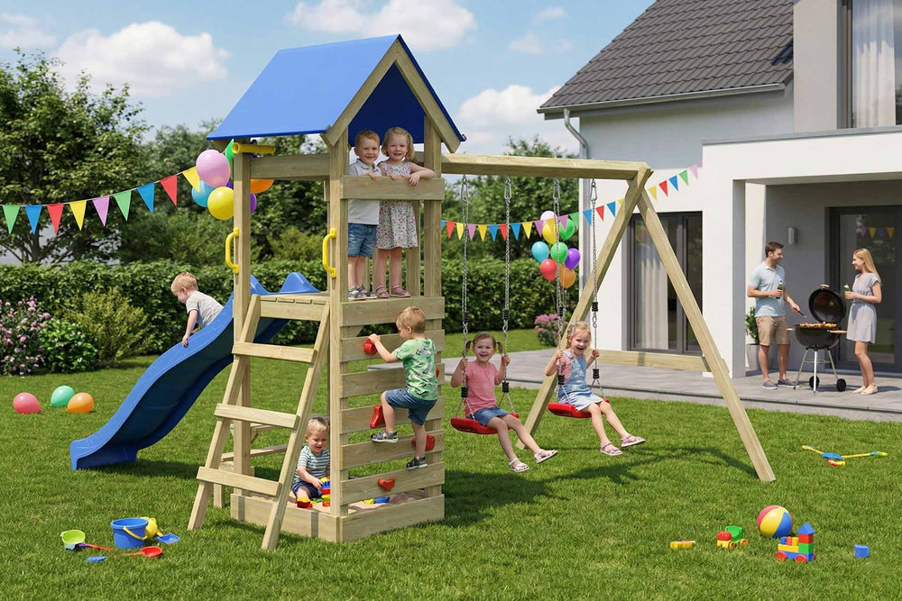 ACTIVE Kletterturm aus Holz Minoo Play+