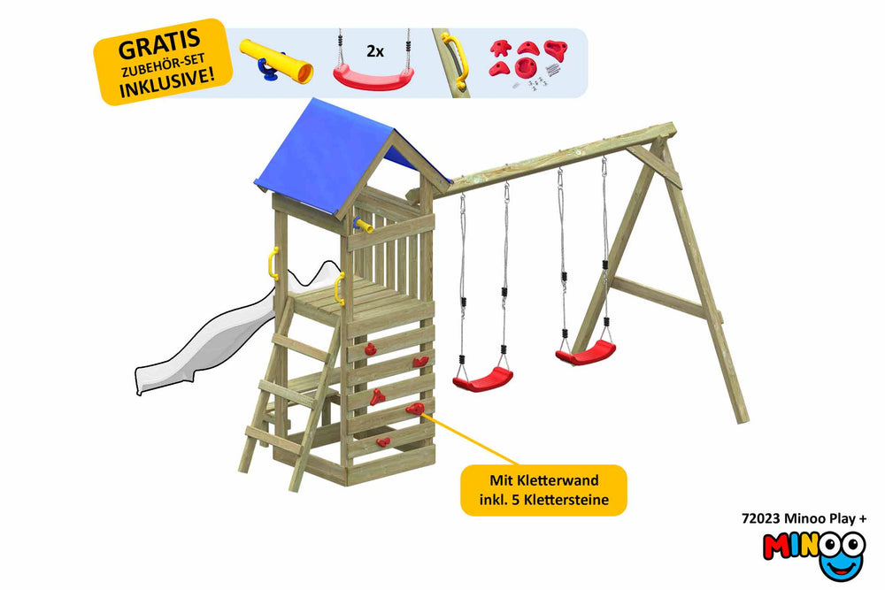ACTIVE Kletterturm aus Holz Minoo Play+