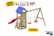 ACTIVE Kletterturm aus Holz Minoo Play+