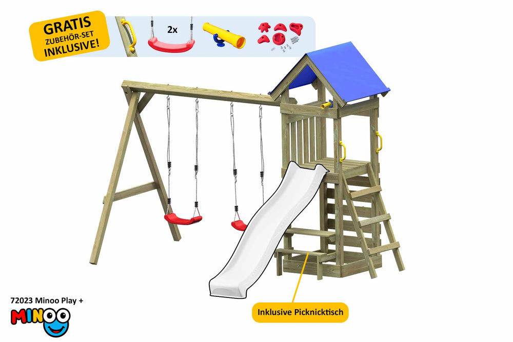 ACTIVE Kletterturm aus Holz Minoo Play+