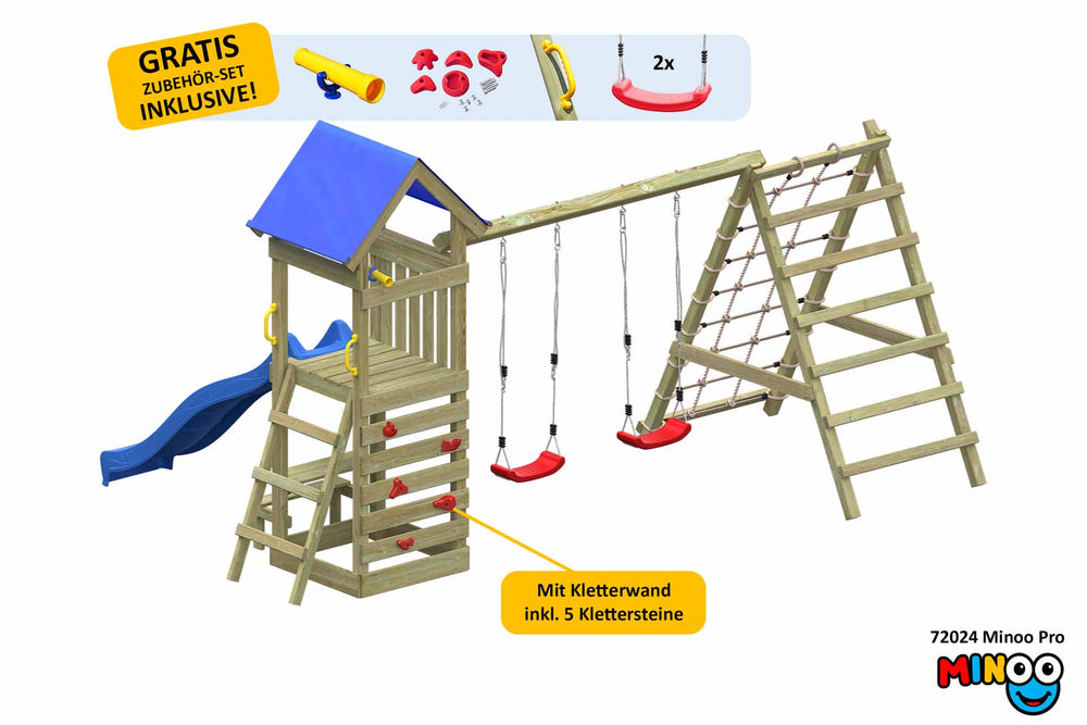 ACTIVE Klettergerüst aus Holz Minoo Pro
