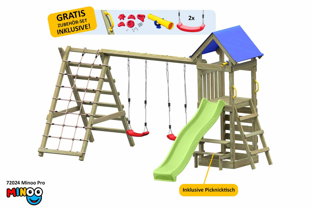 ACTIVE Klettergerüst aus Holz Minoo Pro