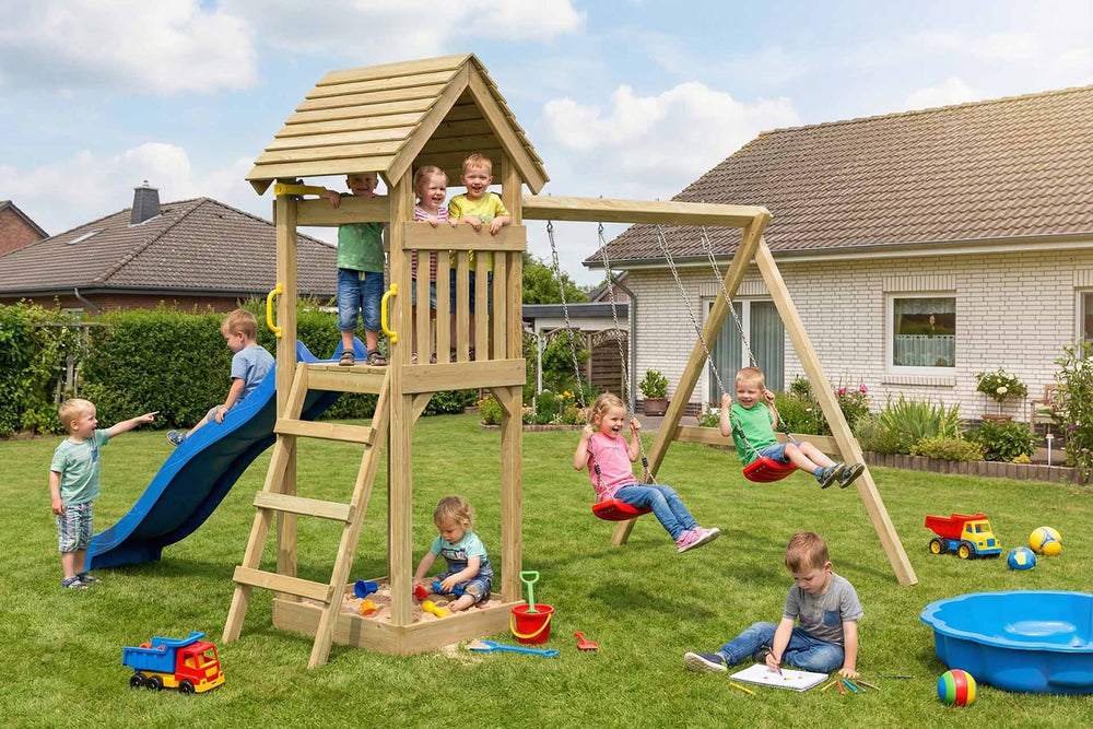 ACTIVE Spielturm aus Holz Kidoo Play