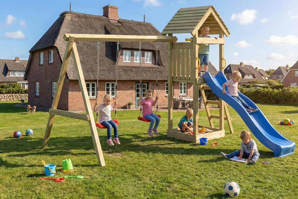 ACTIVE Spielturm aus Holz Kidoo Play