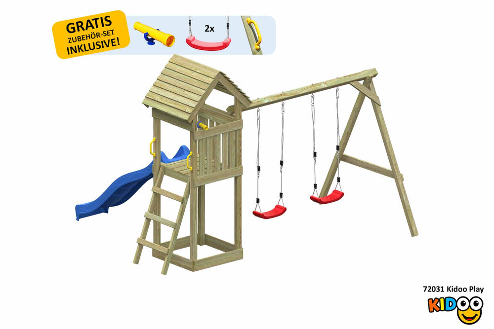 ACTIVE Spielturm aus Holz Kidoo Play