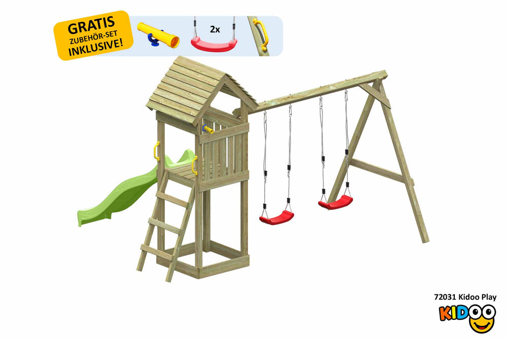 ACTIVE Spielturm aus Holz Kidoo Play