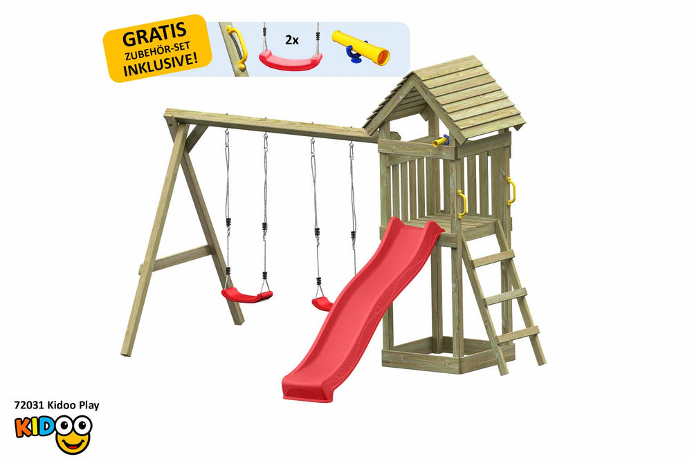 ACTIVE Spielturm aus Holz Kidoo Play