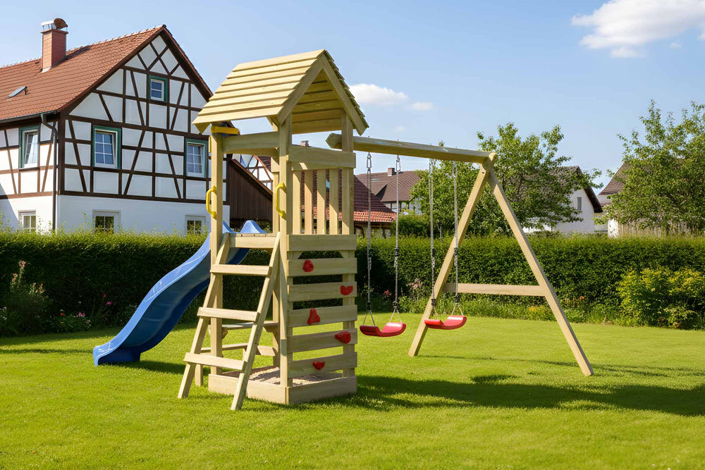 ACTIVE Kletterturm aus Holz Kidoo Play+