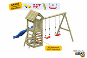 ACTIVE Kletterturm aus Holz Kidoo Play+