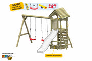 ACTIVE Kletterturm aus Holz Kidoo Play+